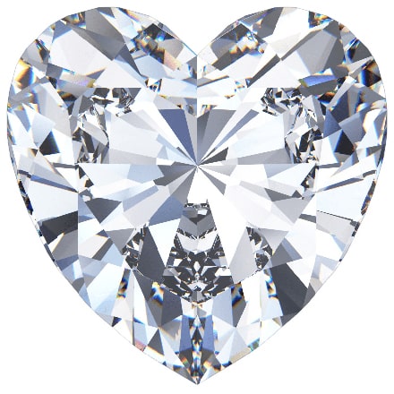 heart shape goldiama diamond cutting and polishing